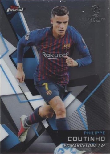 2018-19 TOPPS FINEST PHILIPPE COUTINHO 直筆サインカード　1/5 ※注意事項必読　同梱可 2018-19 Topps Finest UEFA Champions League Checklist, Set Info, Boxes